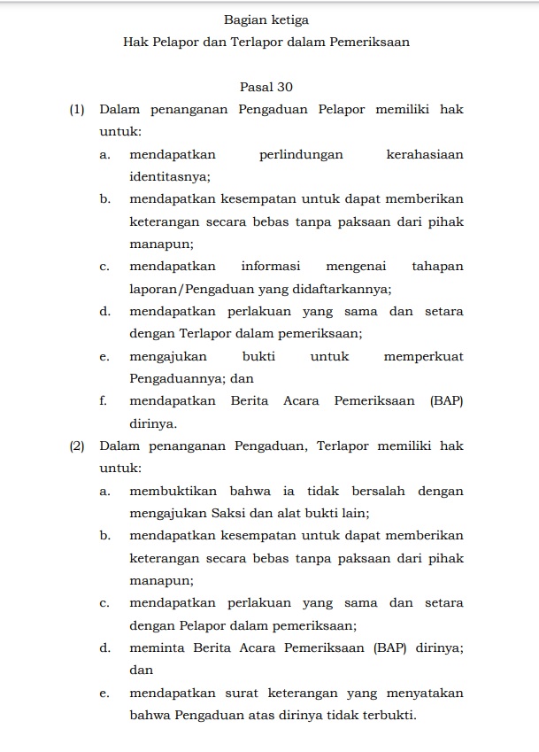 Hak Pelapor