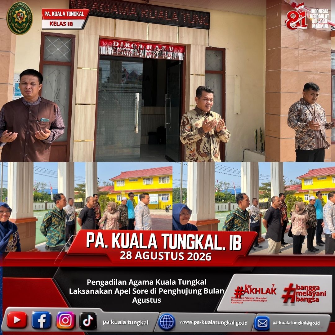 apel sore tgl 28 ags 26
