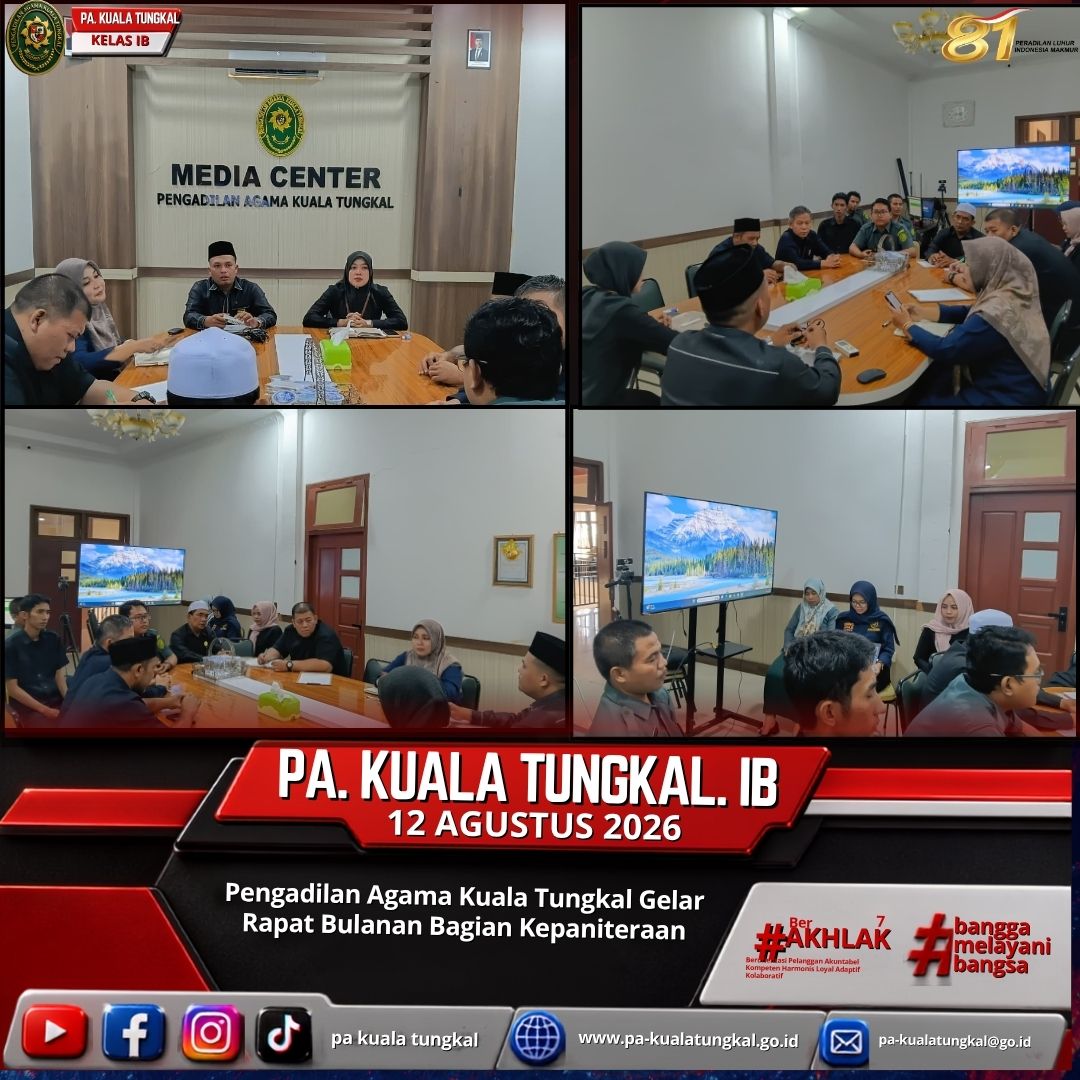 brefing Kepaniteraan bulan Agustus